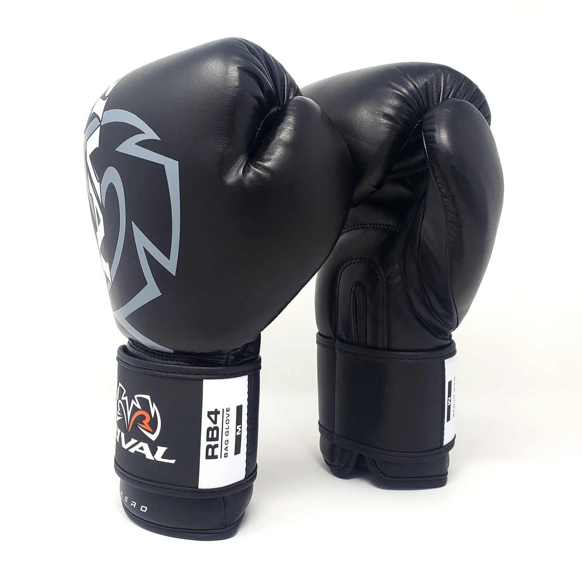 Rival Boxing RB4 Aero Hook and Loop Bag Gloves - Large - Silver