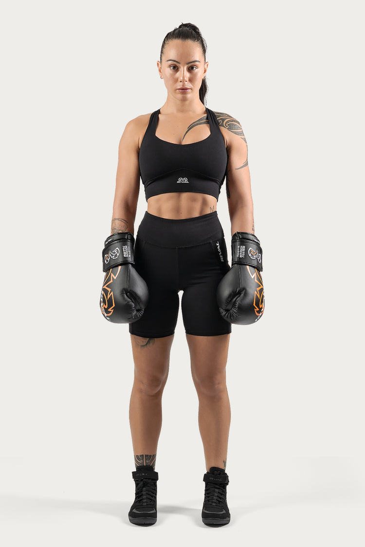 Buttery Stretch Cross-Back Sports Bra – Rival Boxing Gear USA