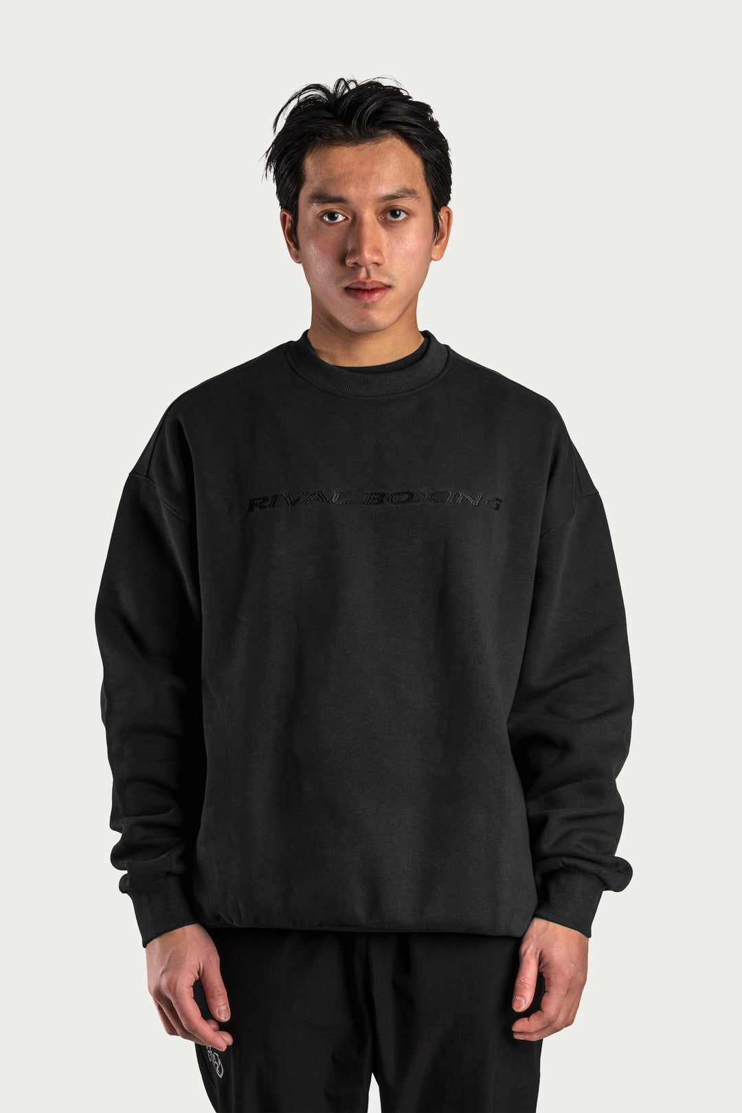 Fleece Oversized Crewneck Sweater – Rival Boxing Gear USA