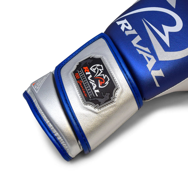Rival RB100-プロフェッショナル バッグ・グローブ/ブルー×シルバー Rival RB100-プロフェッショナル バッグ・グローブ/ブルー×シルバー