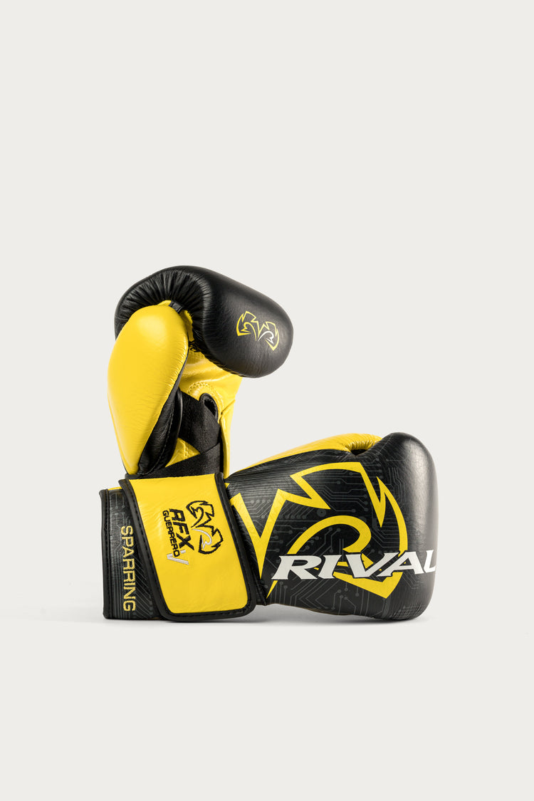 RIVAL RFX GUERRERO ボクシンググローブ 黒/黄色 RFX-Guerrero-V Sparring Gloves P4P Edition – Rival Boxing Gear USA