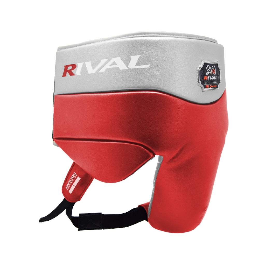 RIVAL RNFL100 Professional No-Foul Groin Protector – Dual Waist Straps, Ultra-Lightweight, Microfiber PU – For Boxing & MMA