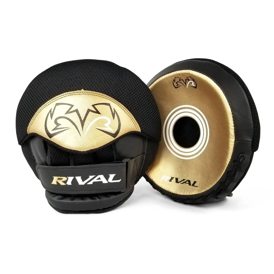 RIVAL RPM-5 パンチングミット ゴールド/ブラック RPM5 Parabolic Punch Mitts 2.0 – Rival Boxing Gear USA