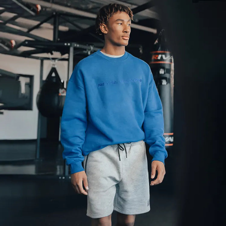 Fleece Oversized Crewneck Sweater – Rival Boxing Gear USA