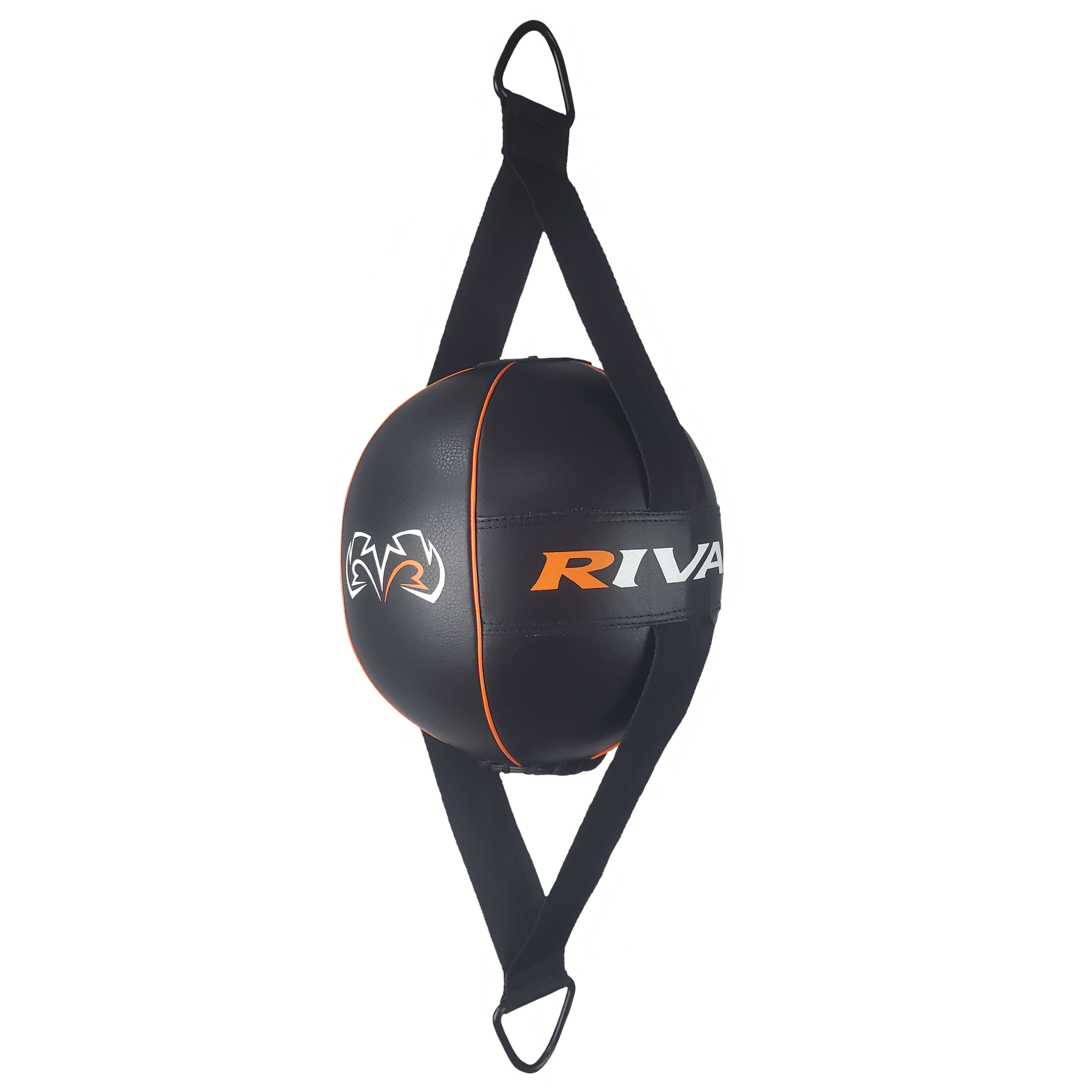 Rival Boxing 8 RDBL4 Double End Bag with Pump - Black/Orange