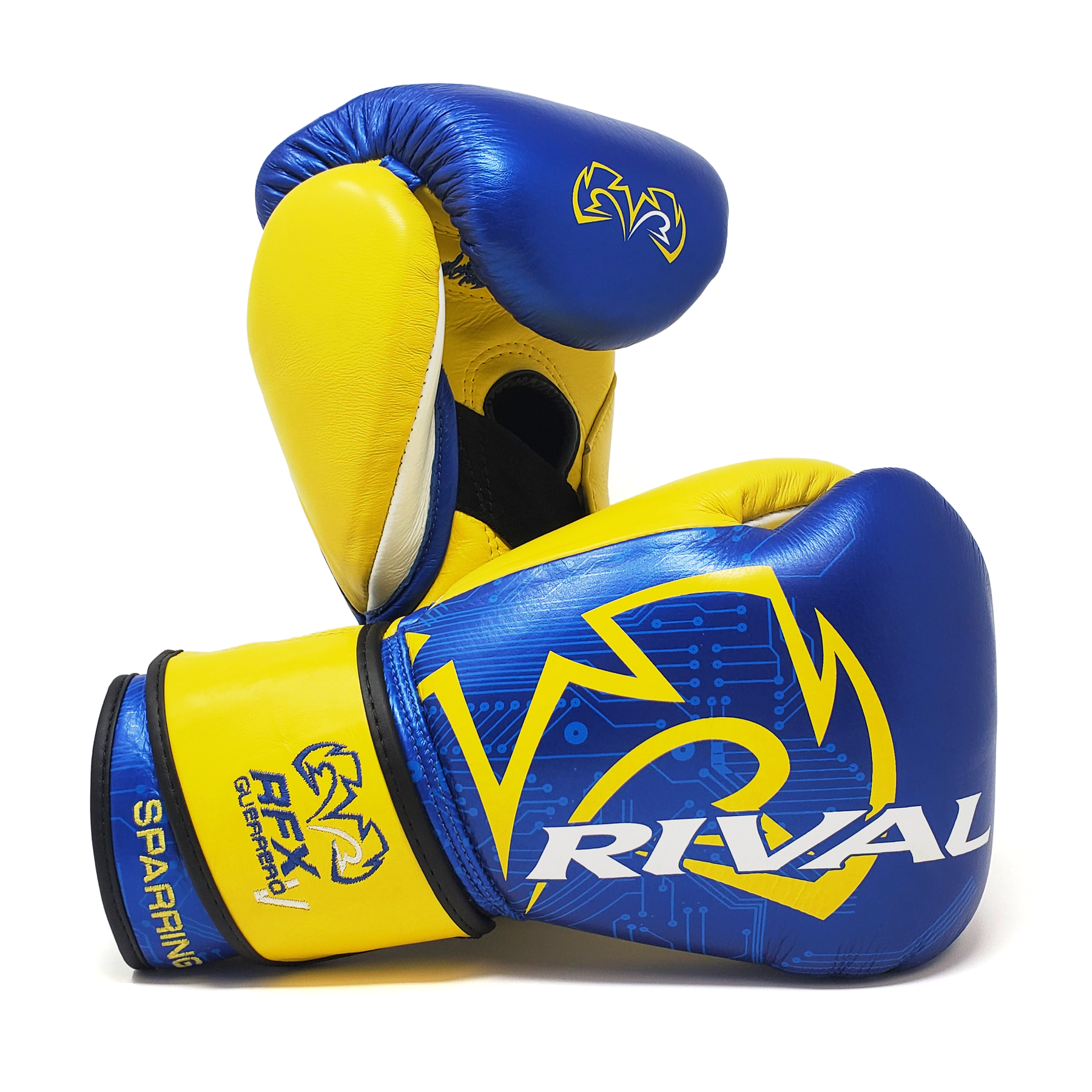 Blue and deals yellow boxing gloves